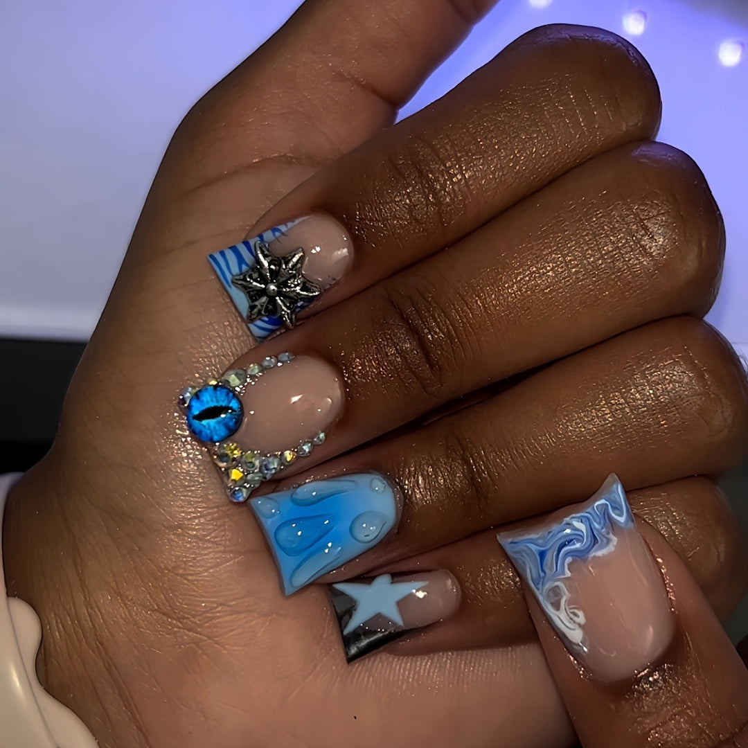 3D Artistic Gel Nail Design Stornfield