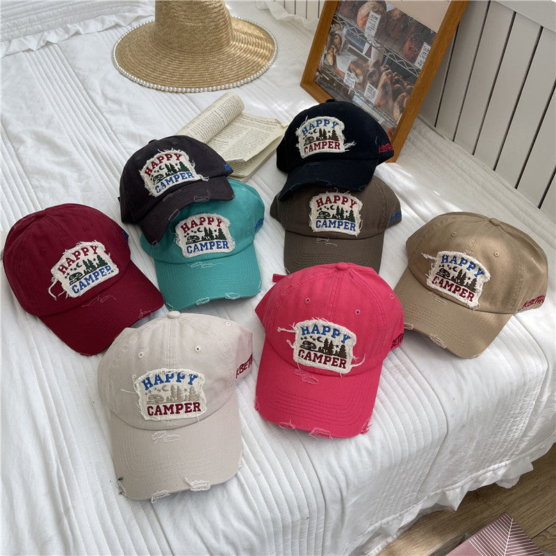 Men's Distressed Vintage-Inspired Baseball Cap Stornfield