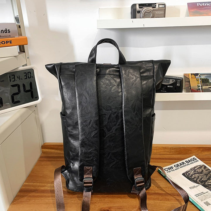 Casual Leather Backpack Stornfield