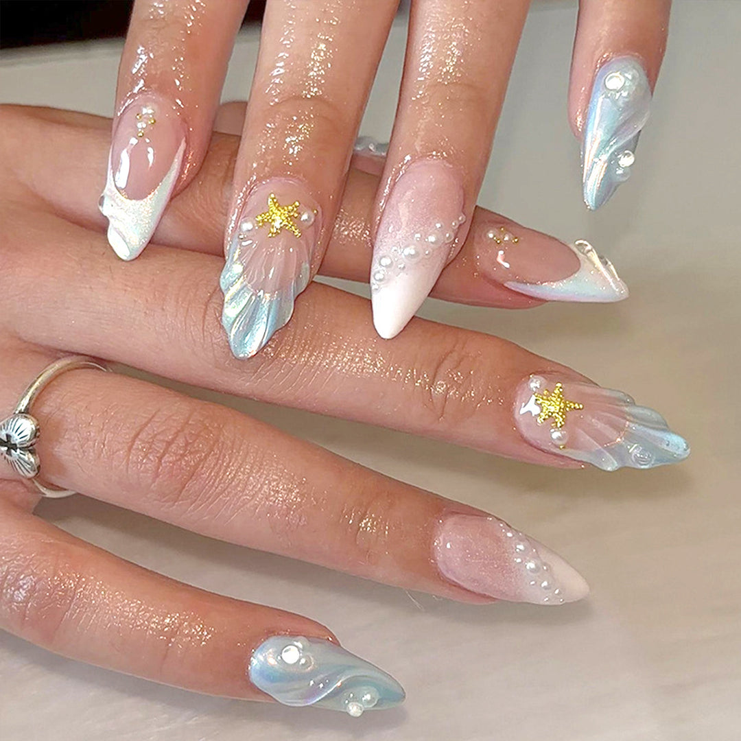 Artistic Gel Press-On Nail Tips Stornfield