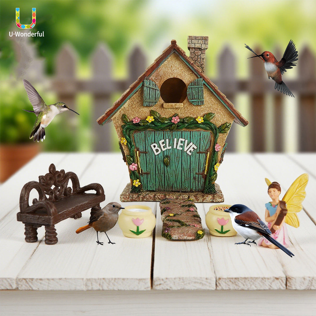 Fairy Garden Miniature Decor Set