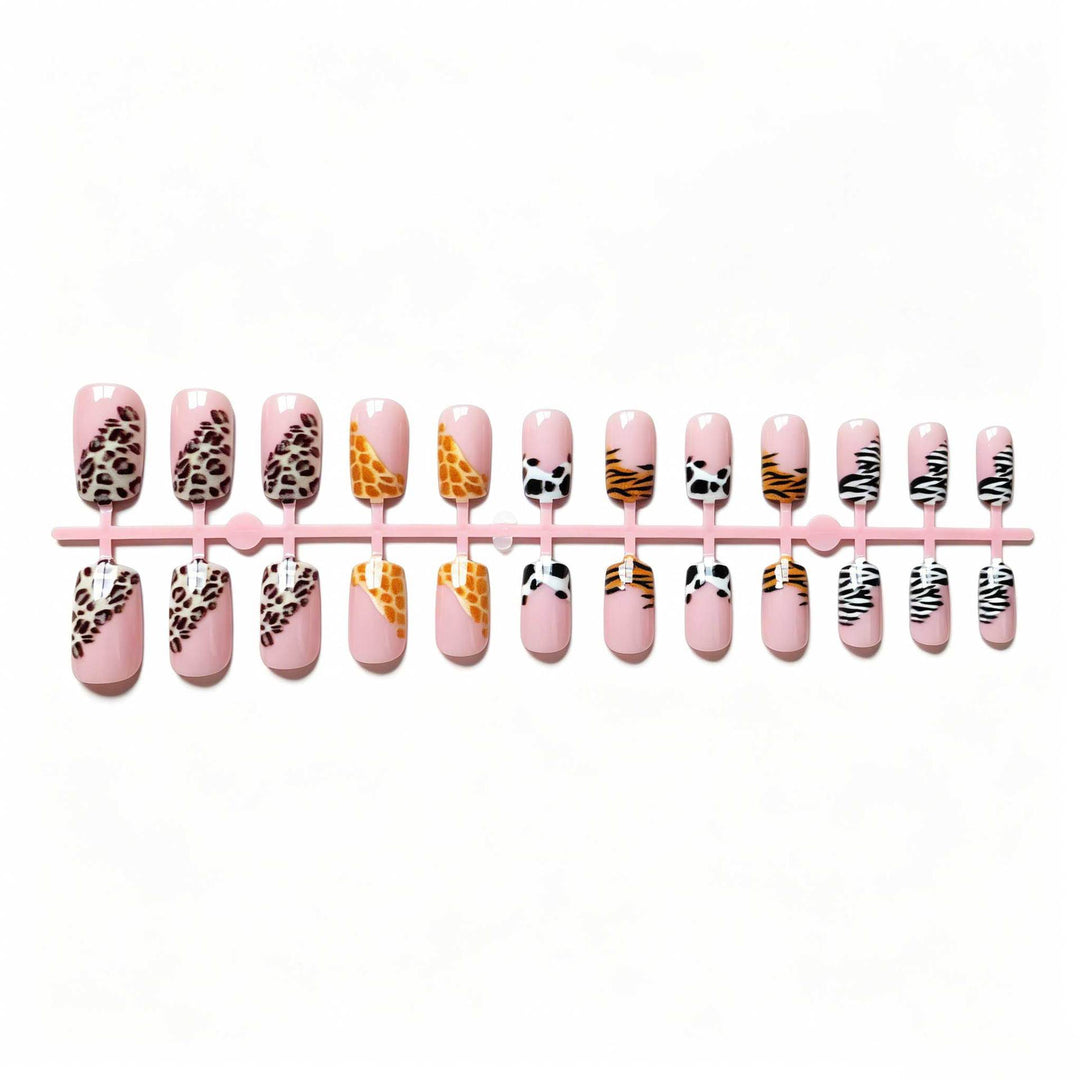 Artistic Animal Print Nail Art Set