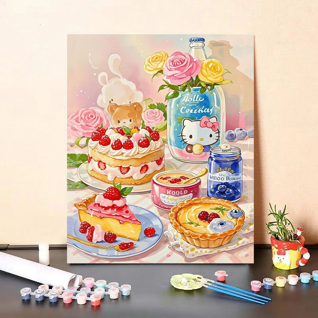 Gourmet Dessert-Themed Canvas Art Stornfield