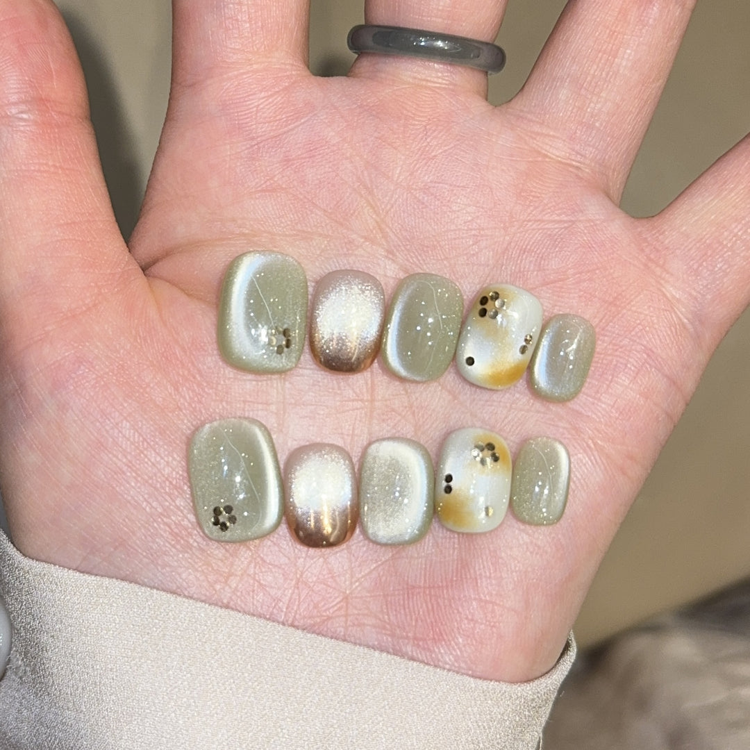 Artificial nails with modern accents Stornfield