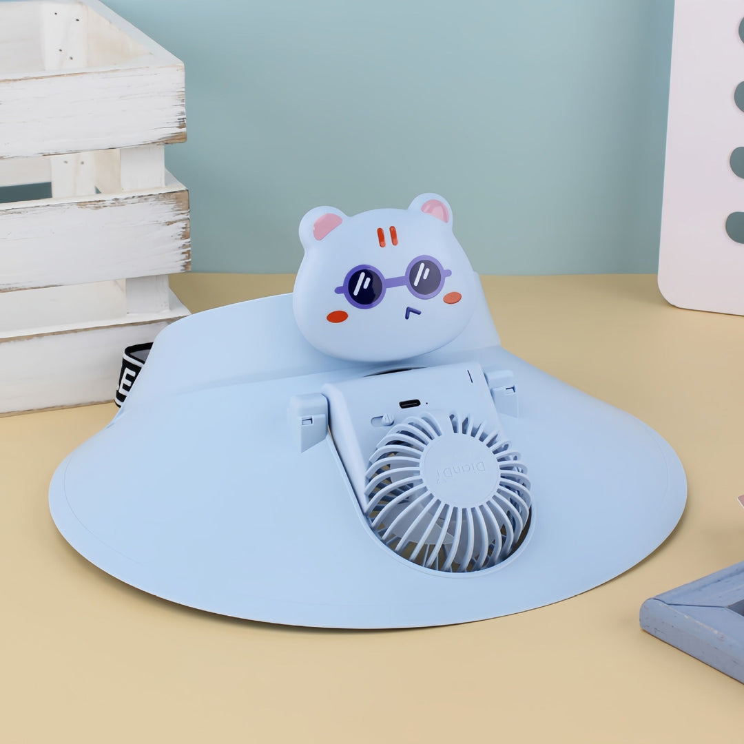 Ladies Comfortable Table Fan with Playful Design Stornfield