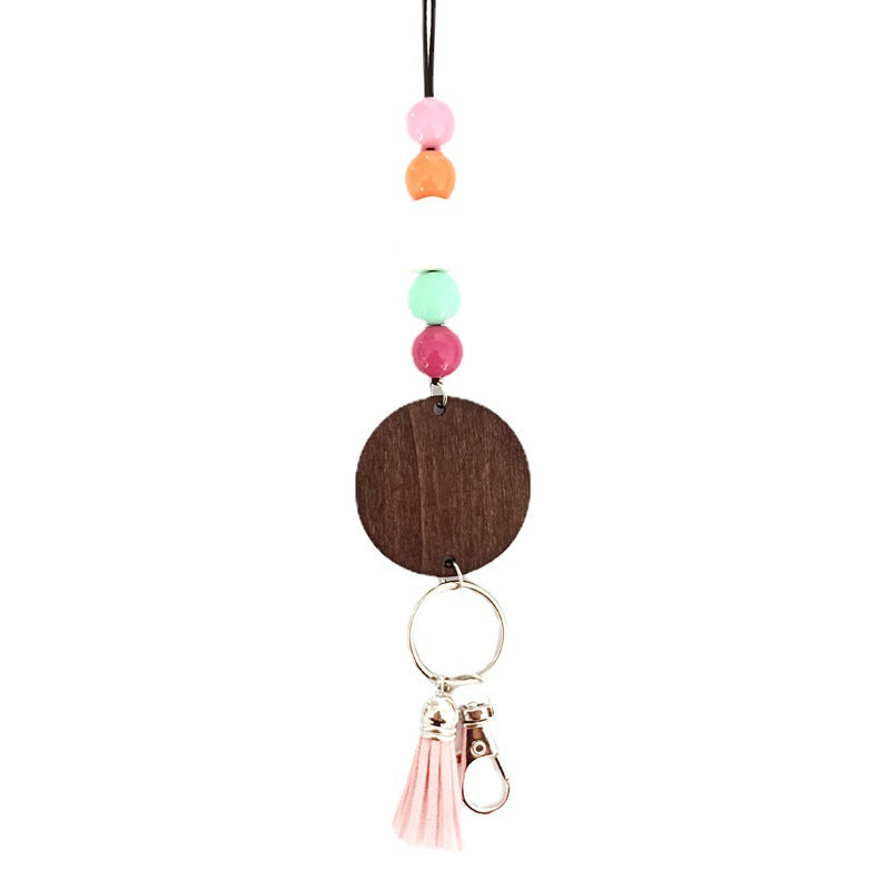 Wooden Beaded Keychain Holder Stornfield