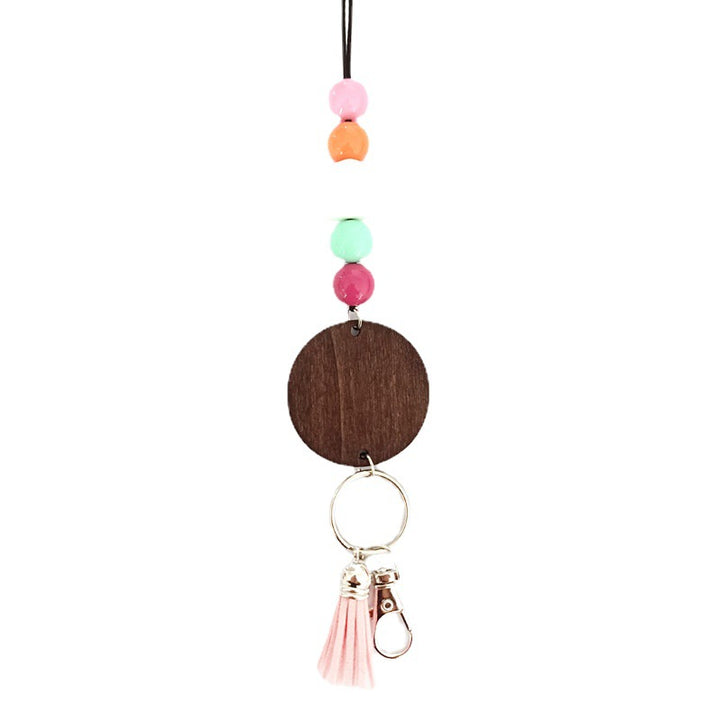 Wooden Beaded Keychain Holder Stornfield