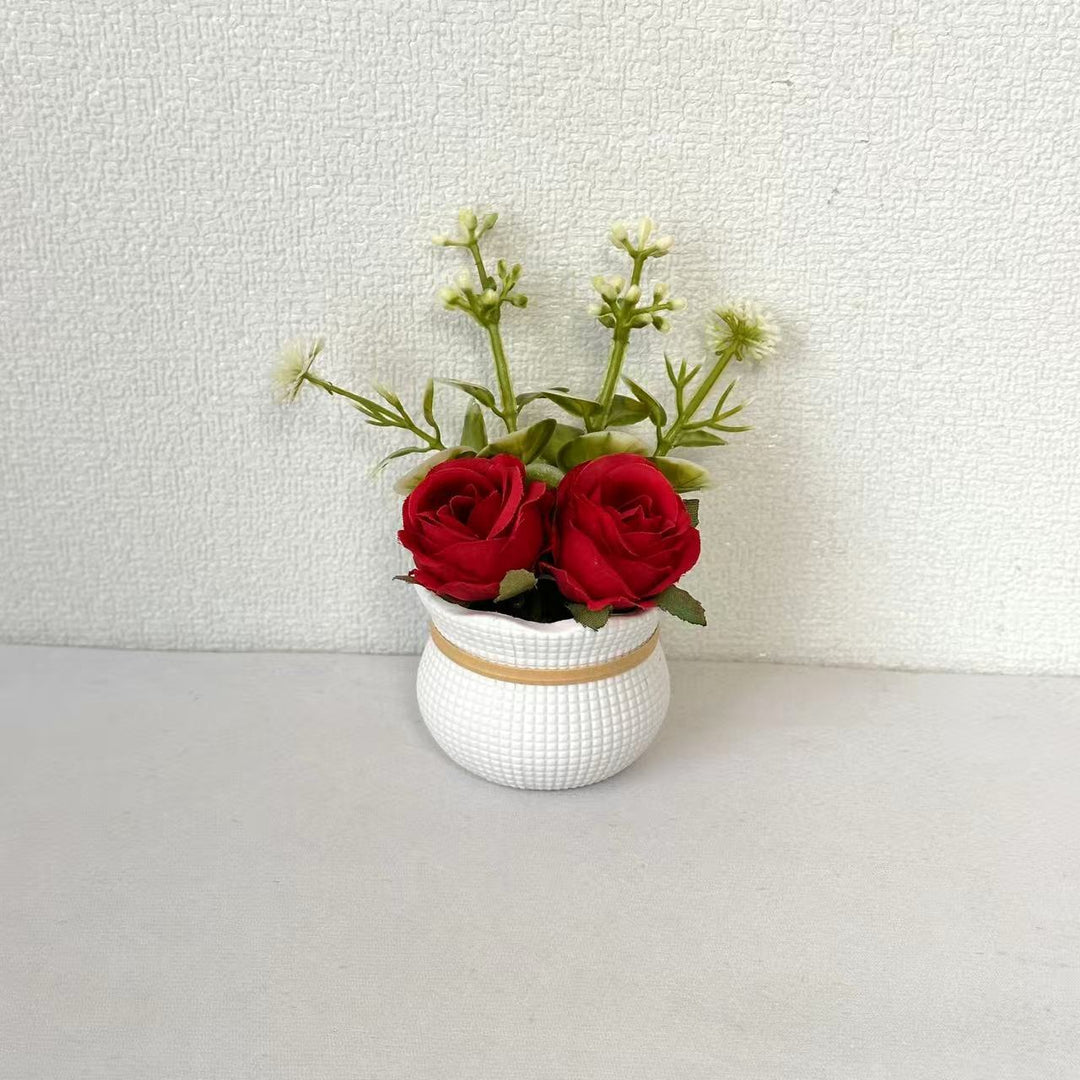 Faux Floral Table Centerpiece
