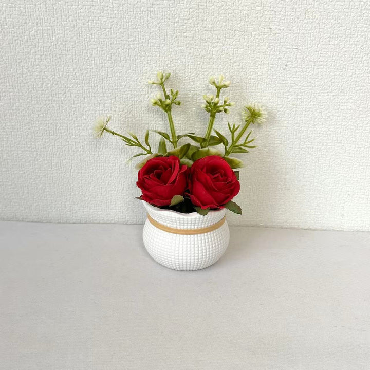 Faux Floral Table Centerpiece