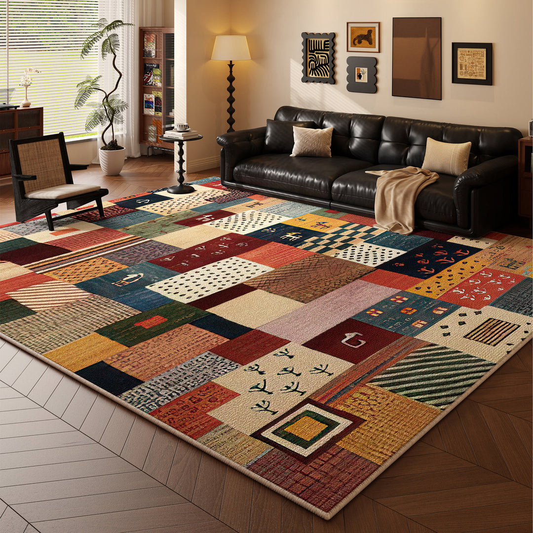 Multi-Pattern Decorative Area Rug Stornfield