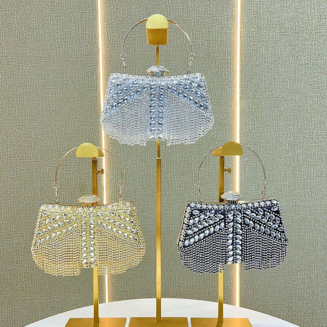 Beaded Crystal Evening Clutch