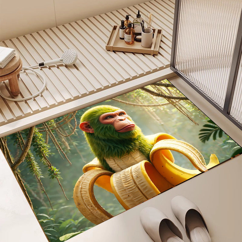 Artistic Ballerina-Themed Area Mat Stornfield