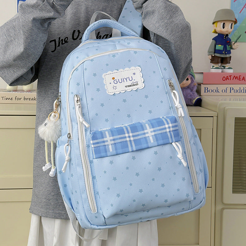 Stylish Star-Print Backpack Stornfield 1791205961