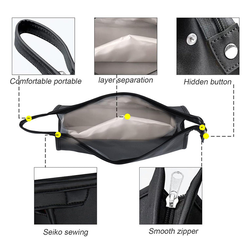 Cosmetic organizer bag for hair dryers and styling tools Stornfield