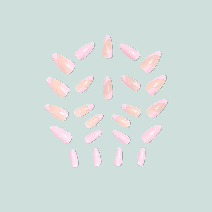 Artful Stiletto artificial nails with heart design Stornfield