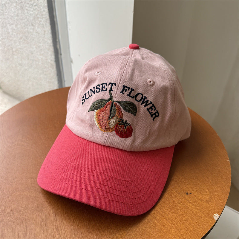 Women's Embroidered Fruit-Themed Baseball Cap Stornfield