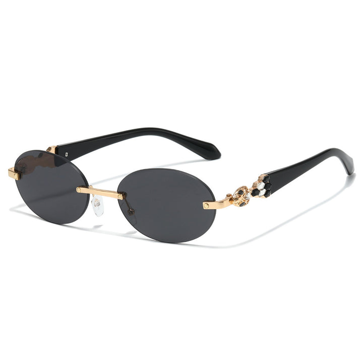 Fashion-Forward Decorative Oval Sunglasses Stornfield