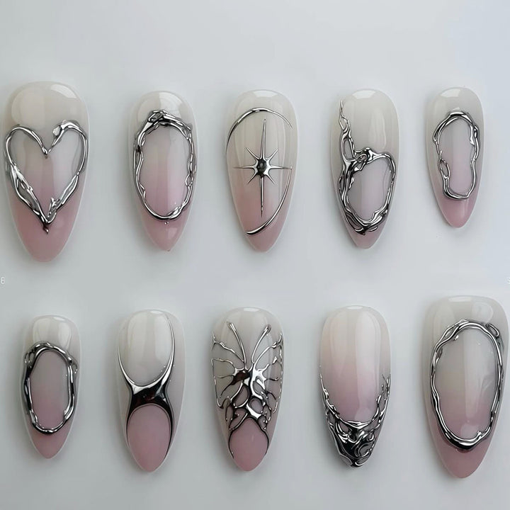 Chic Sculpted Press-On Nail Set Stornfield