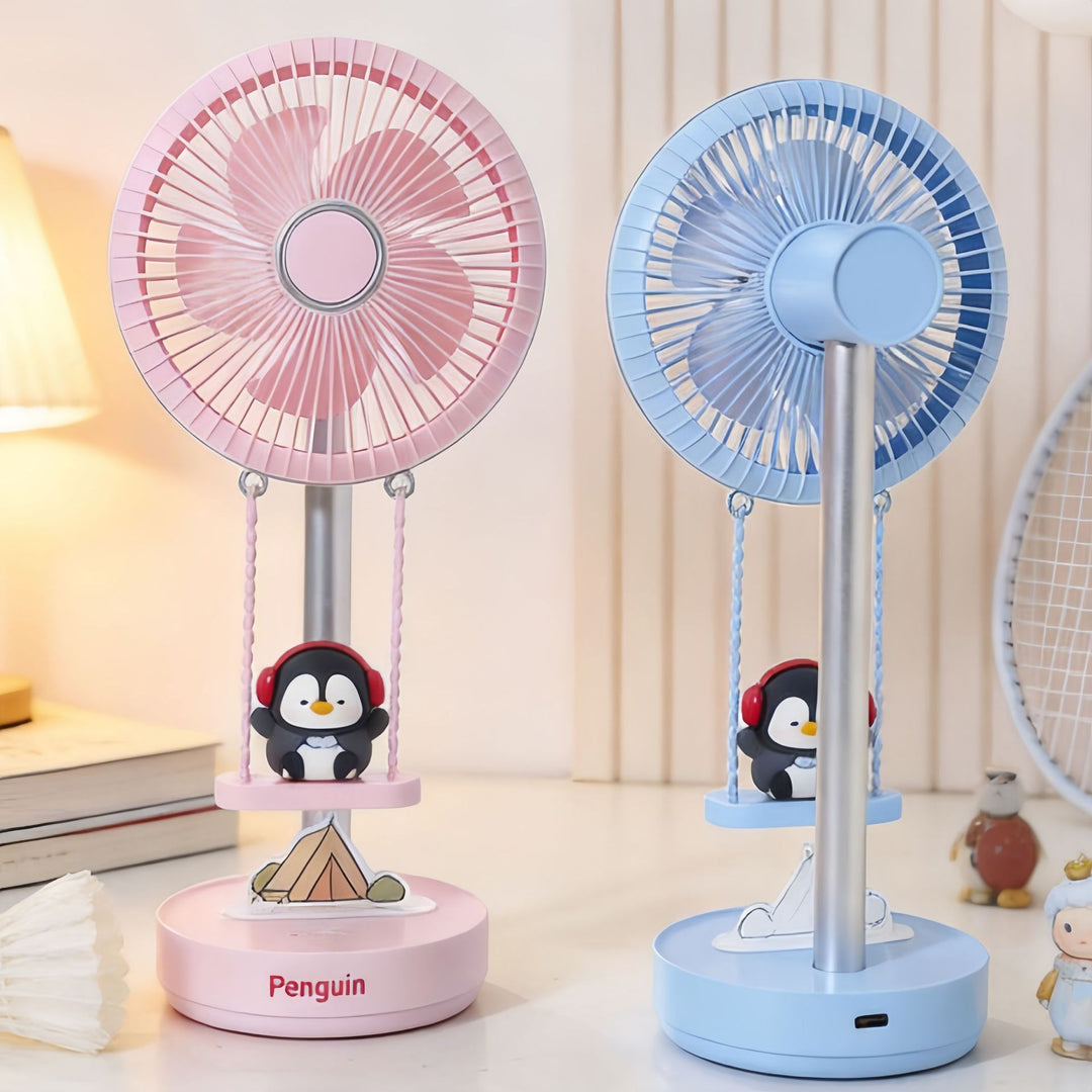 Ladies Creative Table Fan with Integrated Animal Motif Stornfield