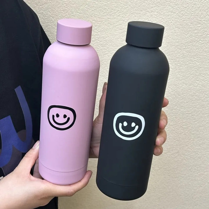Women's insulated bottle with creative smiley design Stornfield