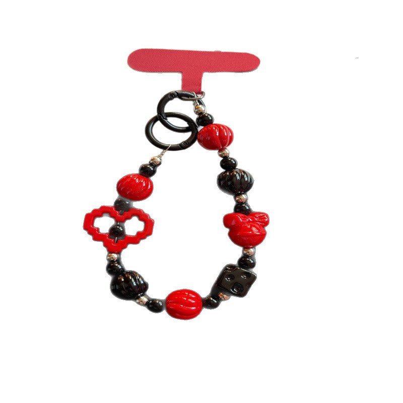 Decorative Beaded Charm Keychain Stornfield 1790135885