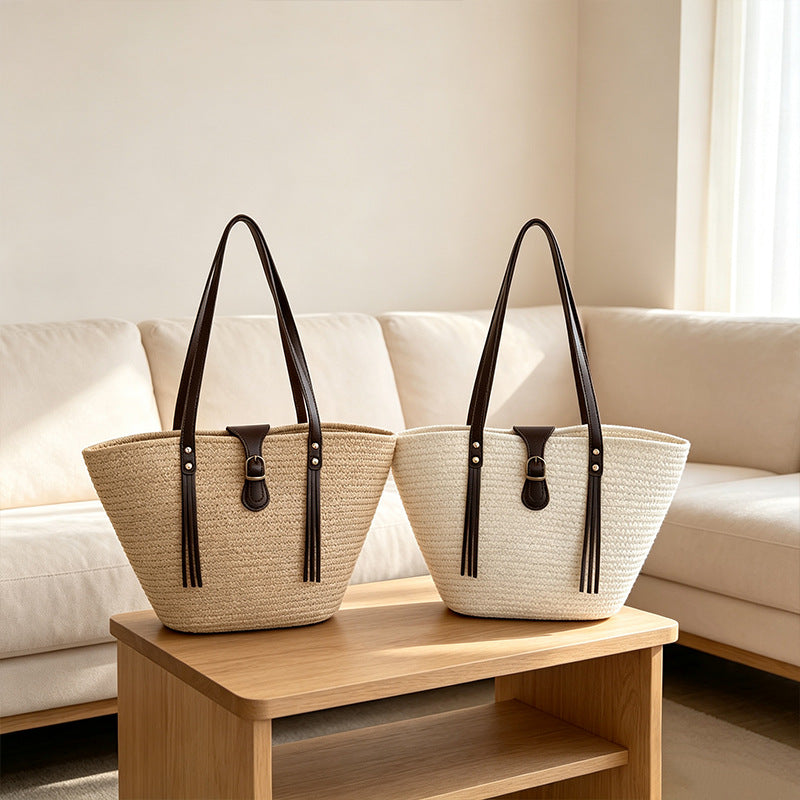 Stylish Woven Beach Tote Stornfield