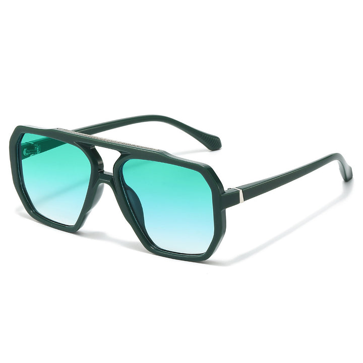 Oversized Hexagonal Frame Sunglasses Stornfield