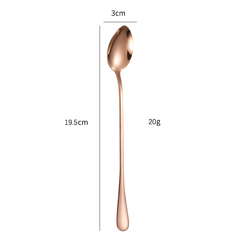 Elegant teaspoon with polished gold surface Stornfield