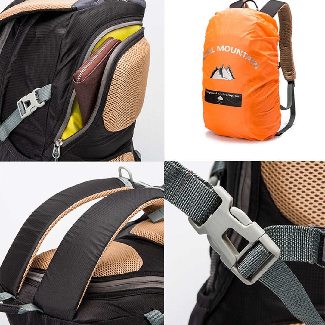 Unisex nan lightweight day hiking backpack with breathable back padding and adjustable chest strap Stornfield