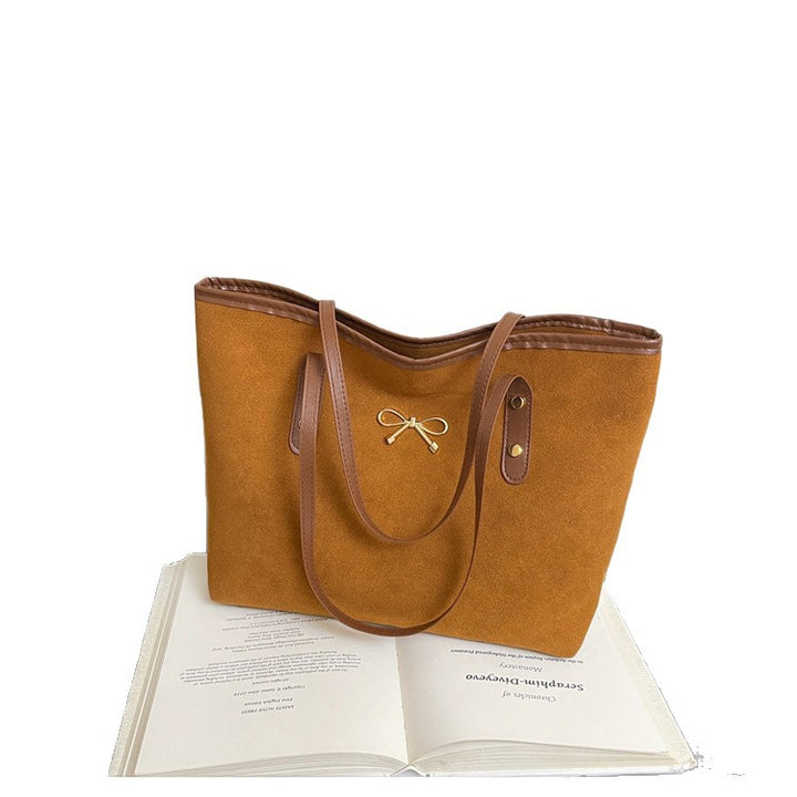 WoElegant Suede Handheld Tote Bag Stornfield