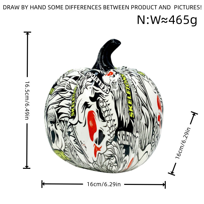 Artistic Halloween Pumpkin Figurine Stornfield