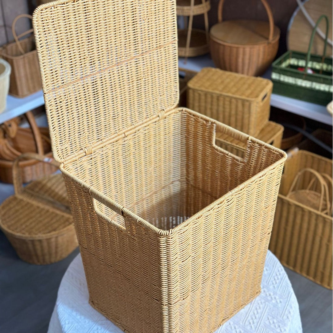 Contemporary Rectangular Woven Storage Bin Stornfield