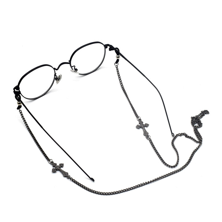 Stylish Cross-Detail Eyewear Chain Stornfield