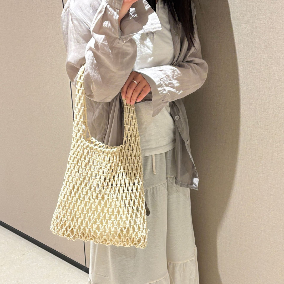 Handcrafted mesh tote bag Stornfield