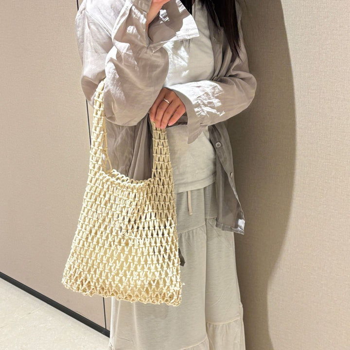 Handcrafted mesh tote bag Stornfield