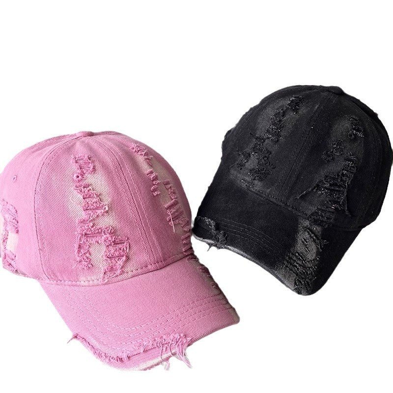 Women's Distressed Vintage-Inspired Baseball Cap Stornfield