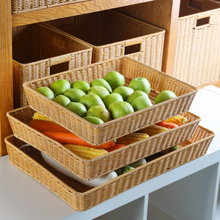 Natural Woven Storage Tray Stornfield