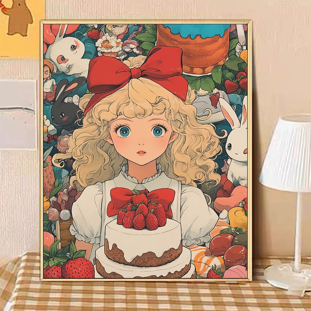 Whimsical Fantasy Dessert-Themed Canvas Art Print Stornfield