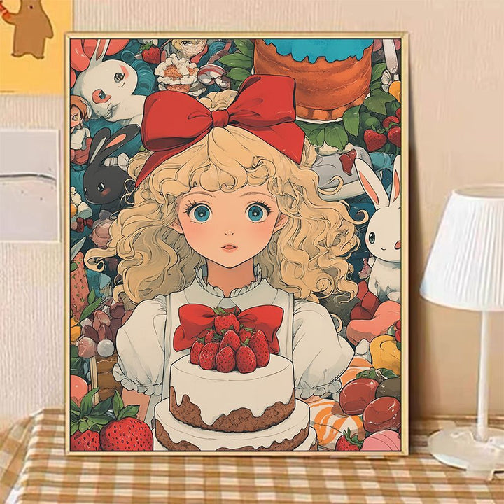 Whimsical Fantasy Dessert-Themed Canvas Art Print Stornfield