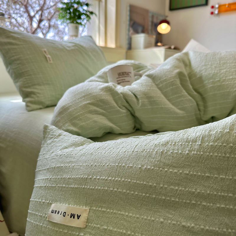Elegant Textured Bedding Set