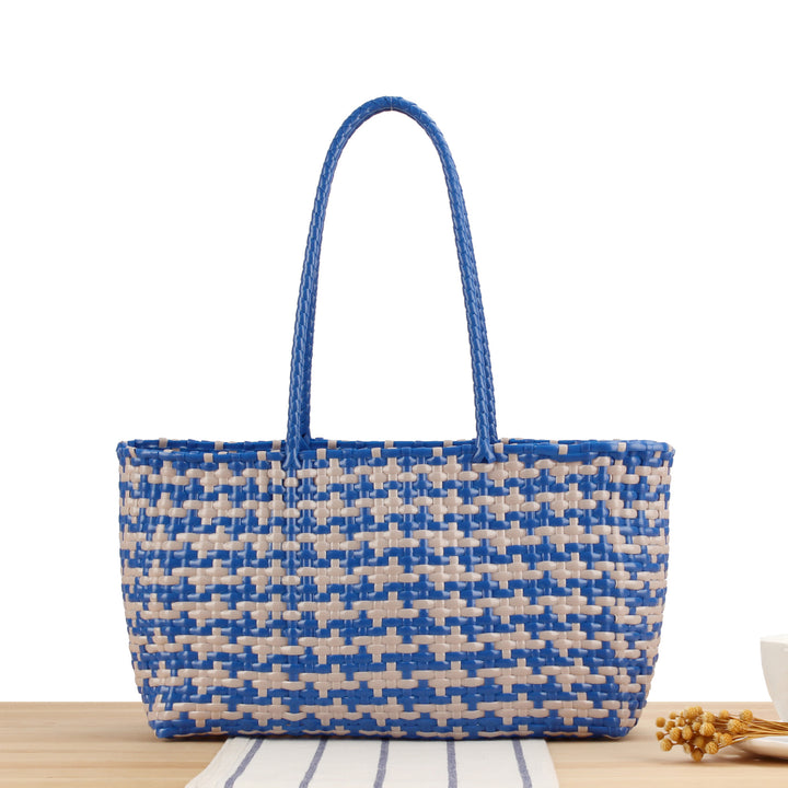 Braided Tote Bag with Stylish Patterns Stornfield