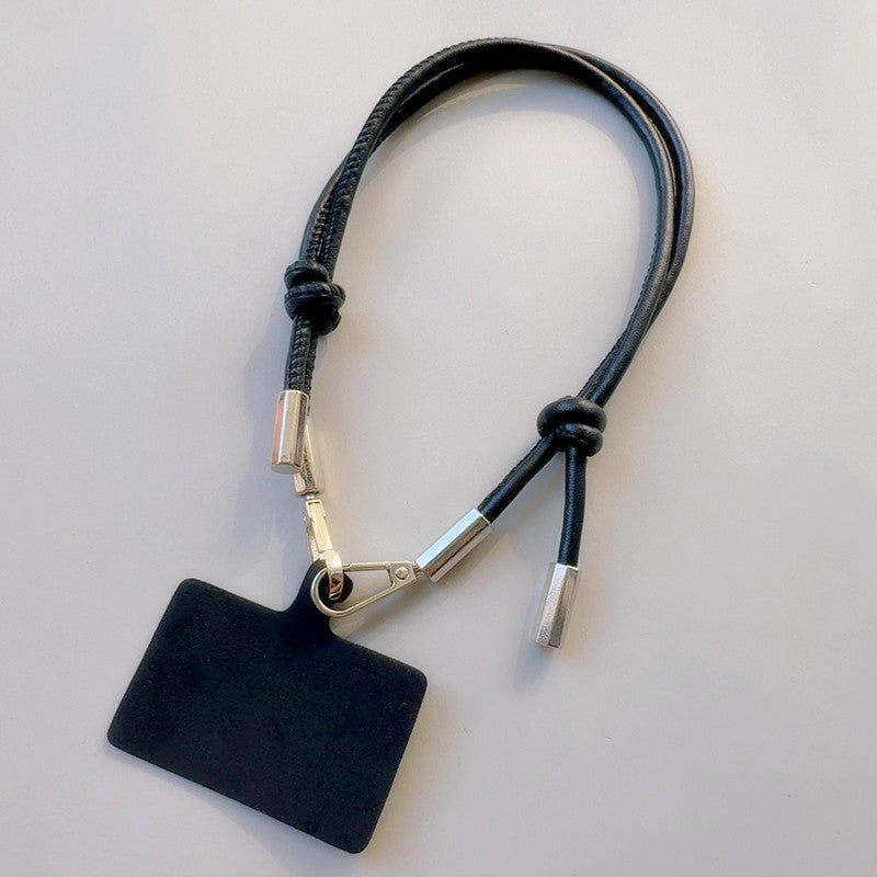 Stylish Leather ID Badge Holder Stornfield