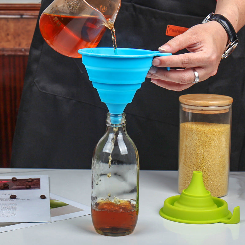 Collapsible Silicone Funnel with Innovative Design Stornfield