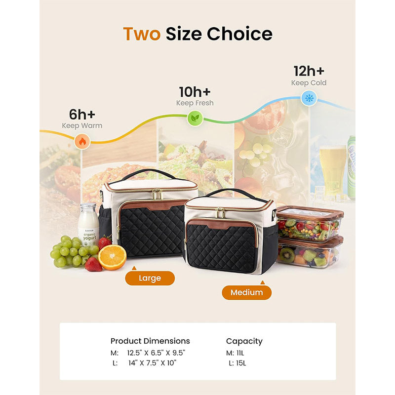 Insulated Multi-Compartment Lunch Carrier Stornfield