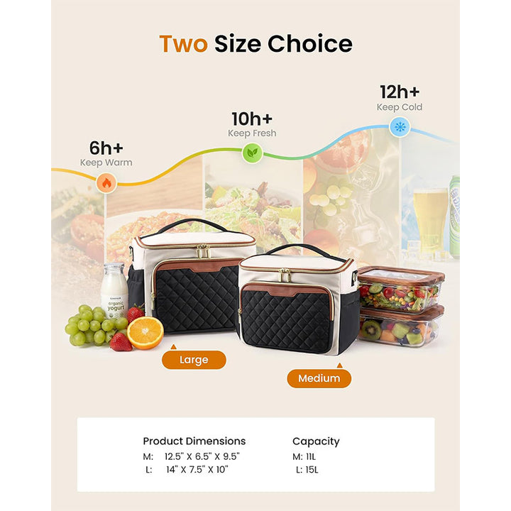 Insulated Multi-Compartment Lunch Carrier Stornfield
