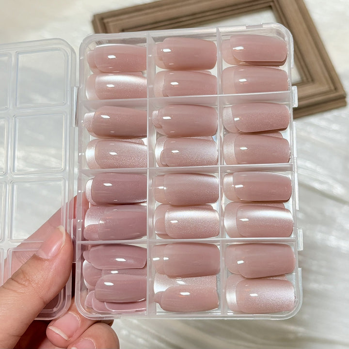 Glossy Press-On Nail Tips Collection Stornfield