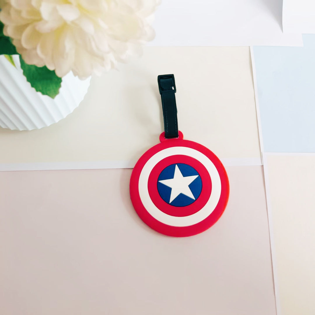 Unisex Silicone Superhero-Themed Luggage Tag Stornfield