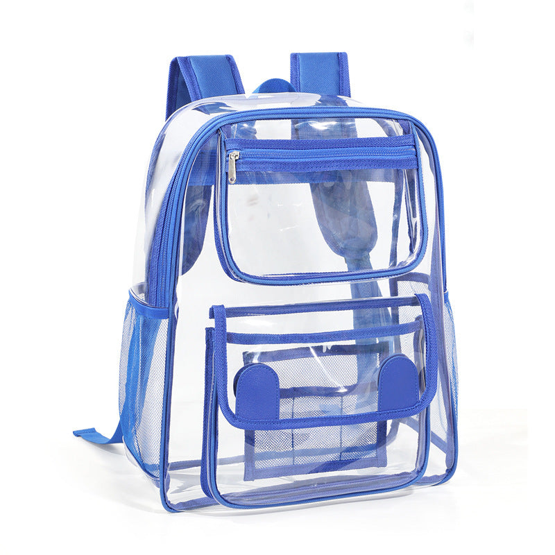 Transparent backpack with multiple compartments Stornfield