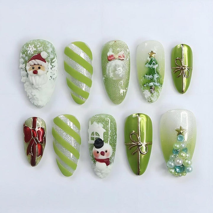 festive artificial nails Stornfield