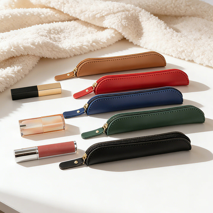 Elegant Leather Pencil Pouch Stornfield